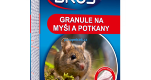 granule na myši a potkany Deratizační nástraha v podobě granulí s vůní zrna atraktivní pro hlodavce